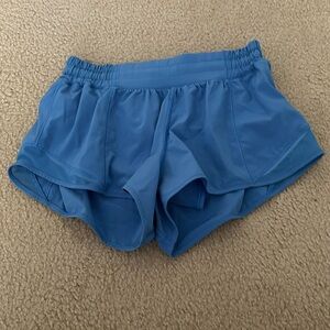 Blue Lululemon Size 6 2.5 Inch Athletic Shorts